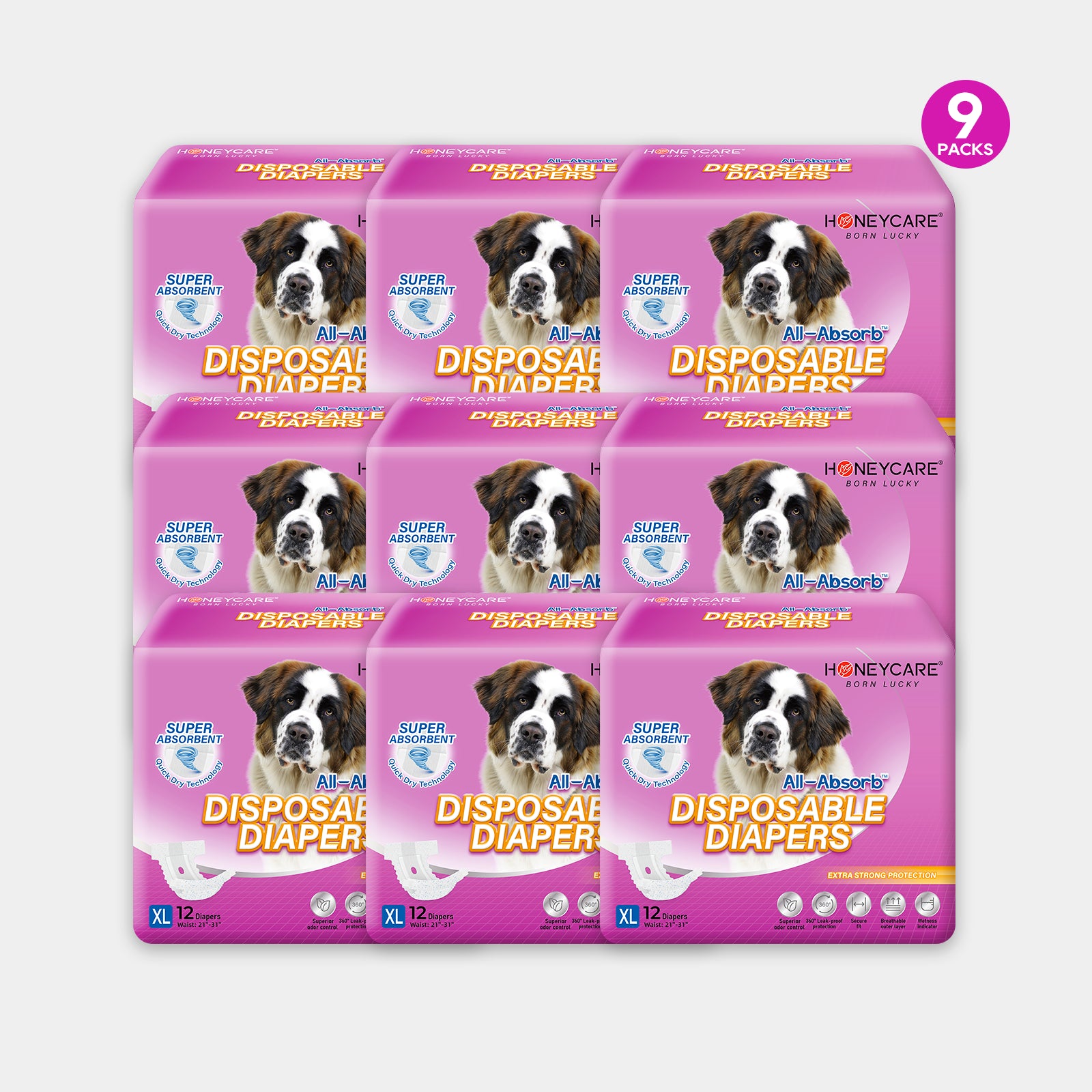 HoneyCare® Female Disposable Dog Diapers(6 Pack)