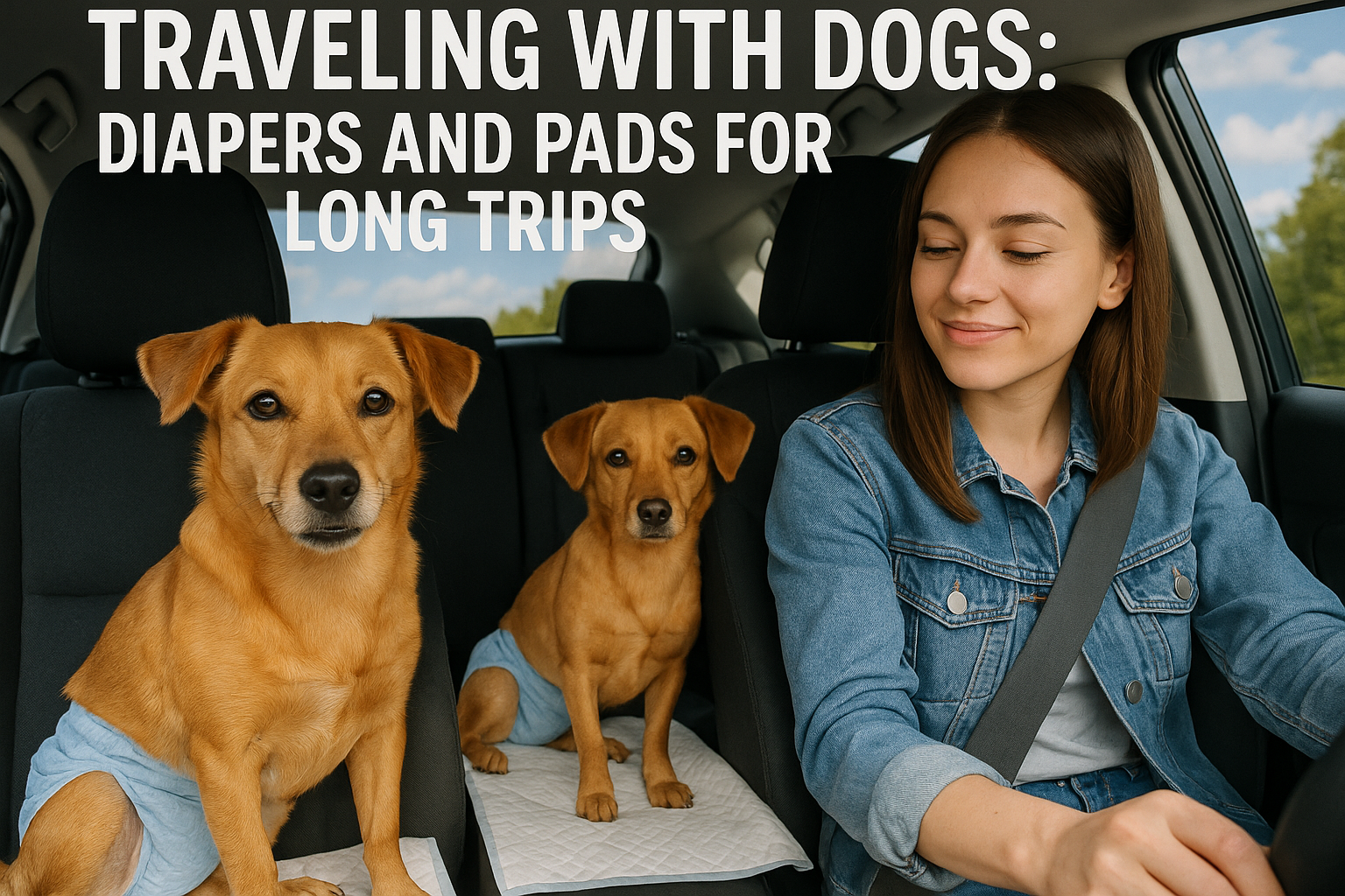 Traveling with Dogs: Diapers and Pads for Long Trips