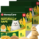 HONEY CARE All-Natural Corn & Wheat Clumping Cat Litter