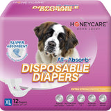 Female Dog Diapers XL（21-31 inches 2packs）