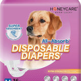 Female Dog Diapers Large Size（18-27 inches 2packs ）