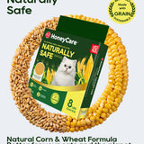 HONEY CARE All-Natural Corn & Wheat Clumping Cat Litter