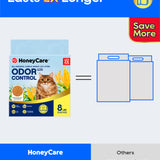HONEY CARE All-Natural Corn & Wheat Clumping Cat Litter PRO