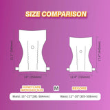 Female Dog Diapers Large Size（18-27 inches 2packs ）