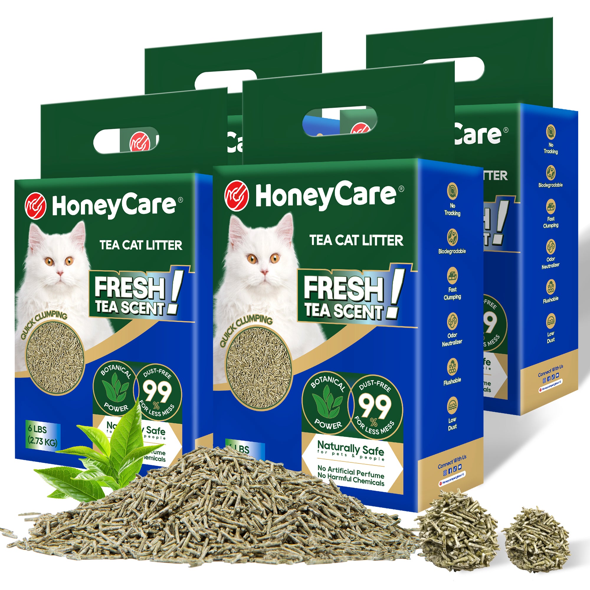 HoneyCare® Tea Cat Litter