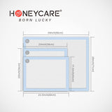 HoneyCare New Born All-Absorb, Small  Dog and Puppy Training Pads, Ultra Absorbent and Odor Eliminating, Leak-Proof 5-Layer Potty Training Pads with Quick-Dry Surface, Blue Extra Small 17.5 x 23.5 inch, 120ct (2 Packs)