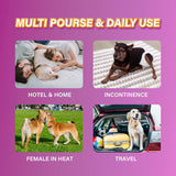Female Dog Diapers Medium（15-23 inches 2packs）