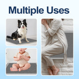 HoneyCare All-Absorb, Large  Dog and Puppy Training Pads, Ultra Absorbent and Odor Eliminating, Leak-Proof 5-Layer Potty Training Pads with Quick-Dry Surface, Blue 22" x 23 inch, 100ct (2 Packs)