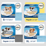 HoneyCare All-Absorb, X-Large  Dog and Puppy Training Pads, Ultra Absorbent and Odor Eliminating, Leak-Proof 5-Layer Potty Training Pads with Quick-Dry Surface, Blue 28" x 34 inch 40ct (2 Packs)