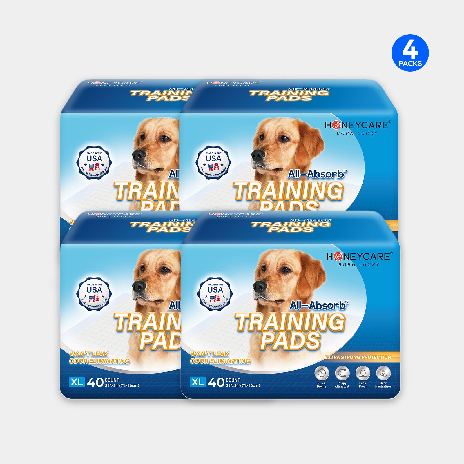 HoneyCare® Dog and Puppy Training Pads