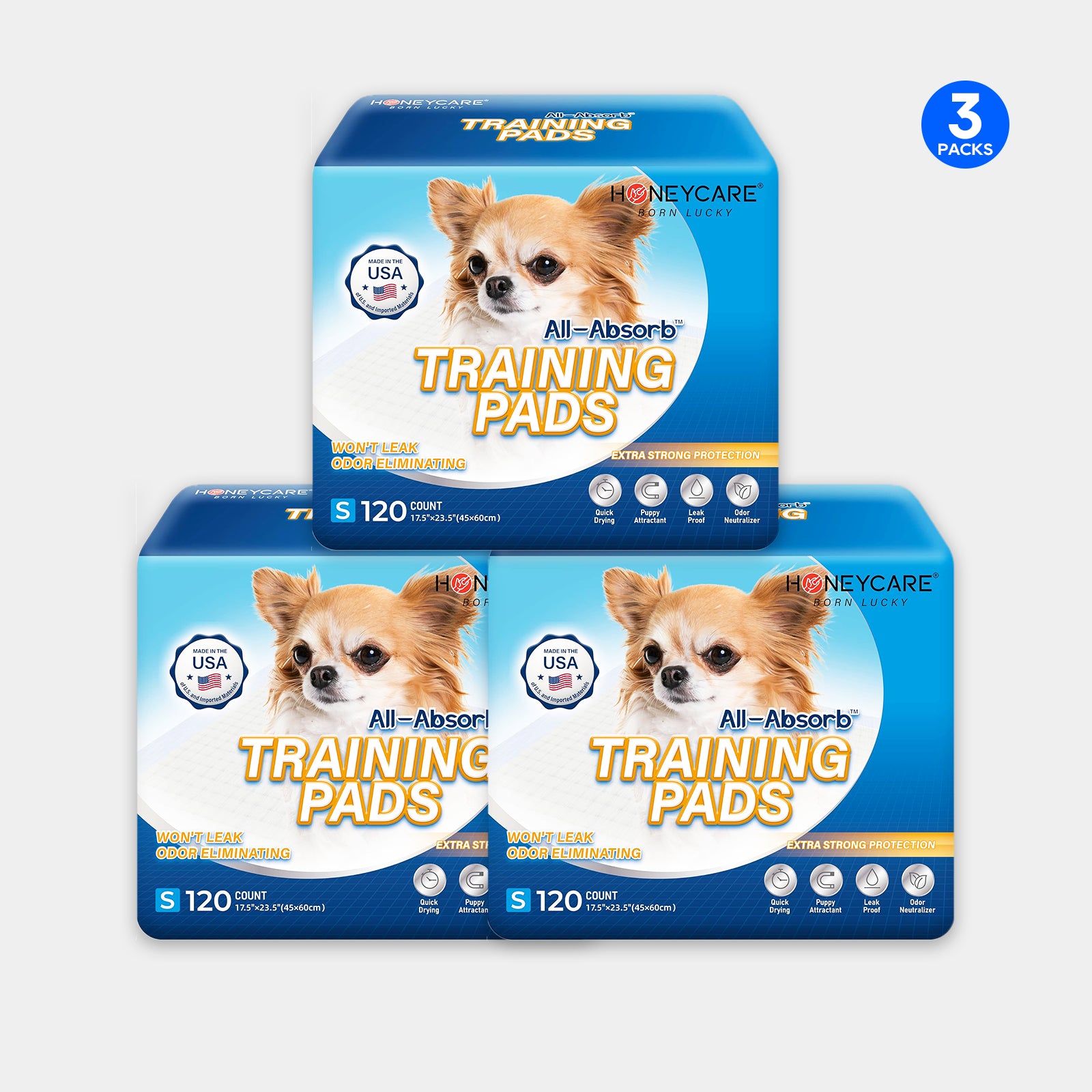 HoneyCare® Dog and Puppy Training Pads