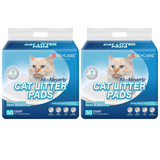 Honey Care All-Absorb Cat Litter Pad Refills for Litter Box, 17.7x11.8, 50 Count (2Packs)