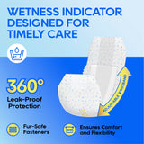 HoneyCare® Disposable Male Dog Wrap（6 Pack）