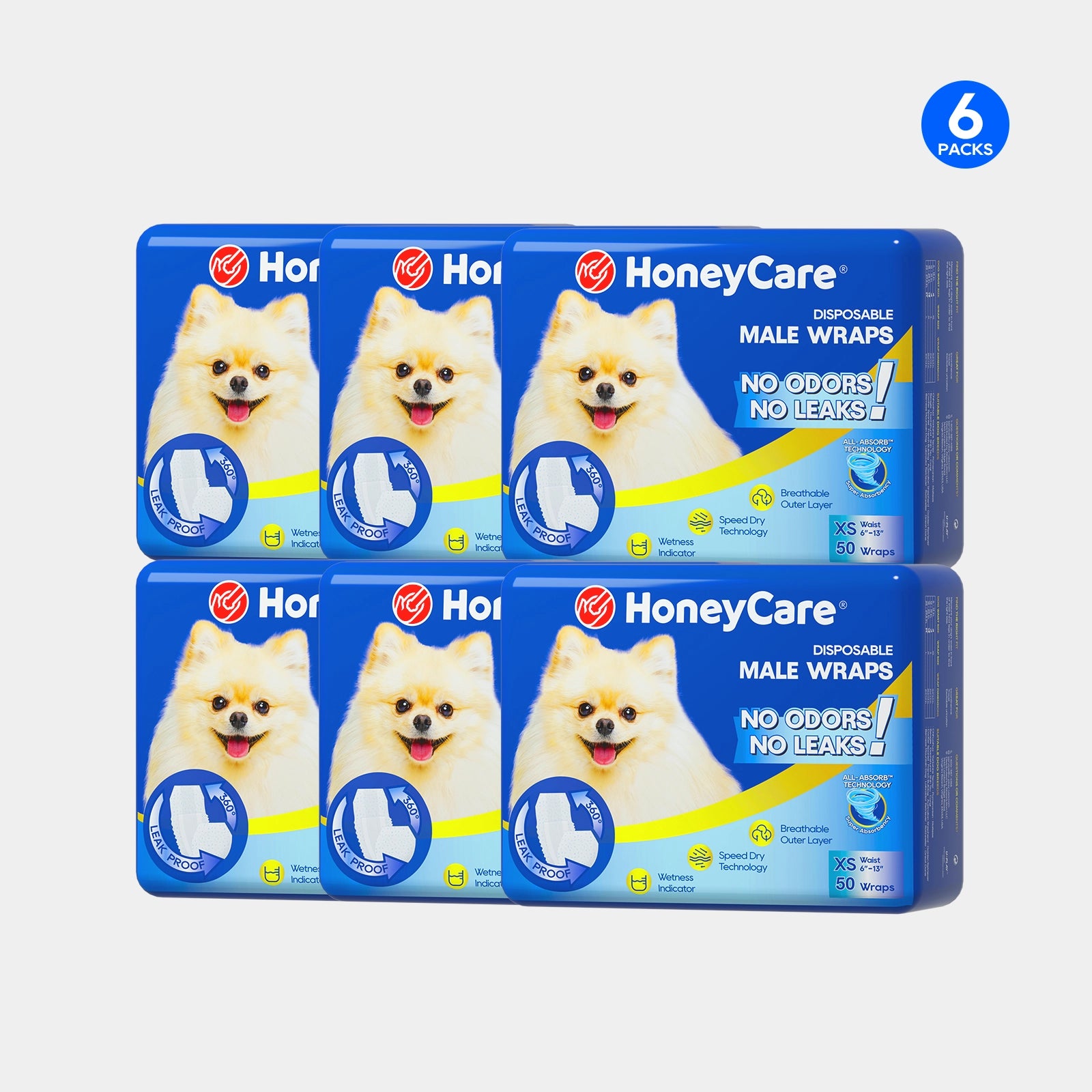 Disposable Male Dog Wrap|HoneyCare® – Honeycare Disposable Male Dog Wrap|HoneyCare® – Honeycare