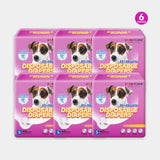 HoneyCare® Female Disposable Dog Diapers（6 Pack）