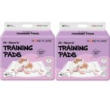 HONEY CARE All-Absorb Training Pads for New Born Puppies I Ultra Soft Surface Like Baby Diapers I Super Absorbent Puppy Pads I Super Soft Puppy Pee Pads I 17.5" by 23.5", 80 Count (2packs)