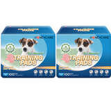 HONEY CARE Dog Training Pads with Grassfield & Fire Hydrant Printing丨Eliminating Urine Odor Puppy Pads 丨 Premium Dog Pee Pads (100 Count, 22x23 inch 2packs)