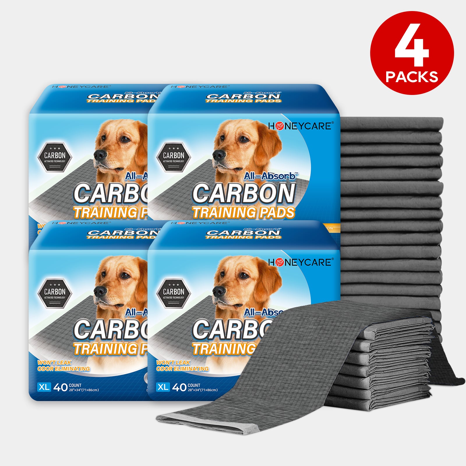 HoneyCare Dog Carbon Adsorption Training Pads