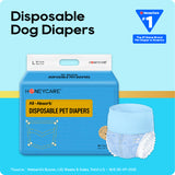 HoneyCare® All Absorb Disposable Female Pet Diapers（6 Pack）