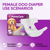 HoneyCare® Female Disposable Dog Diapers (1 Pack)