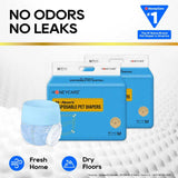 HoneyCare® All Absorb Disposable Female Pet Diapers