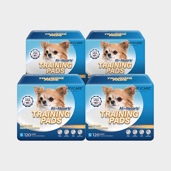 17.5" x 23.5" Dog and Puppy Training Pads, 4 Packs, 480 Count