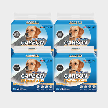 Honeycare Charcoal Puppy Pee Pad, 4 Packs