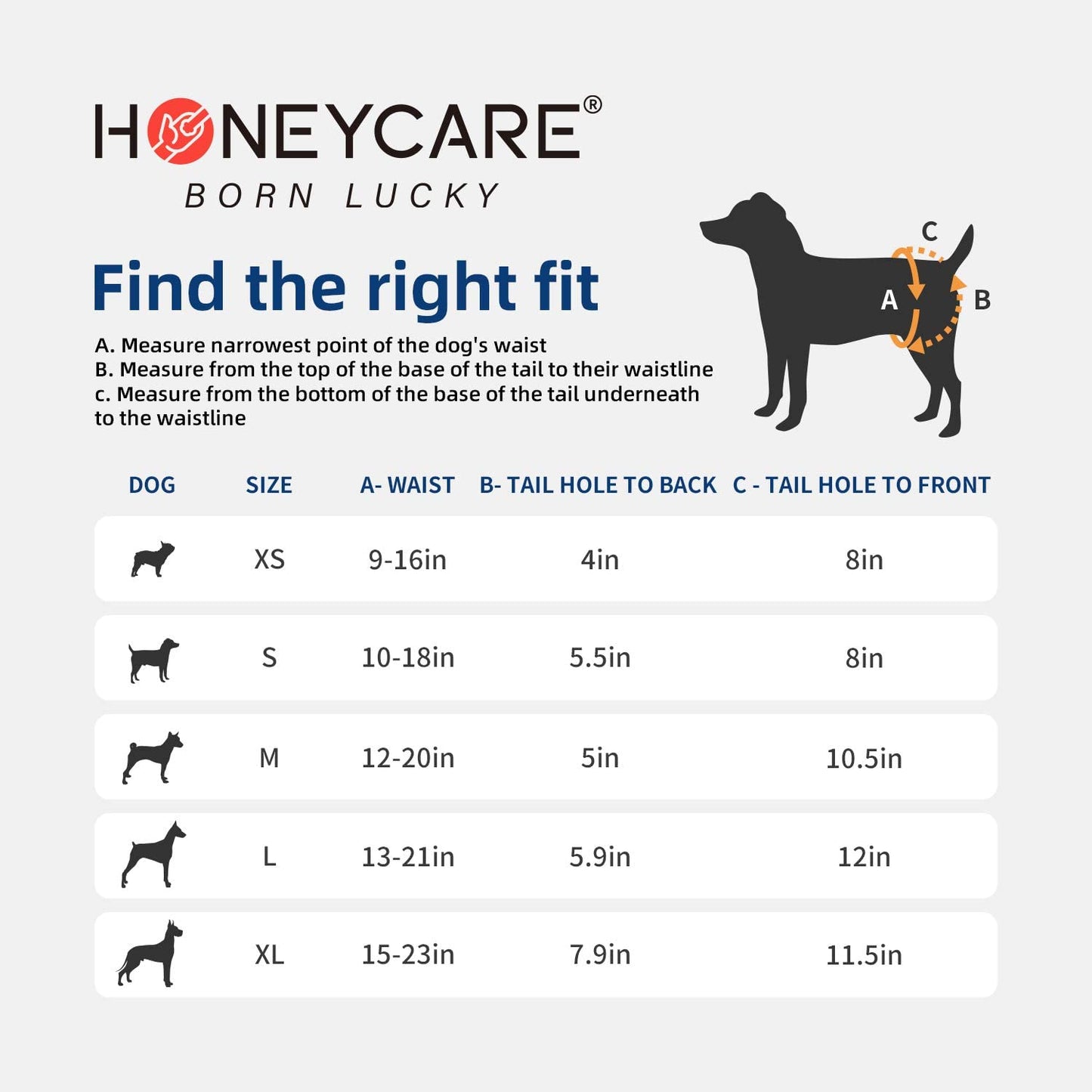 Honeycare All-Absorb Male Dog Wrap, Value Pack
