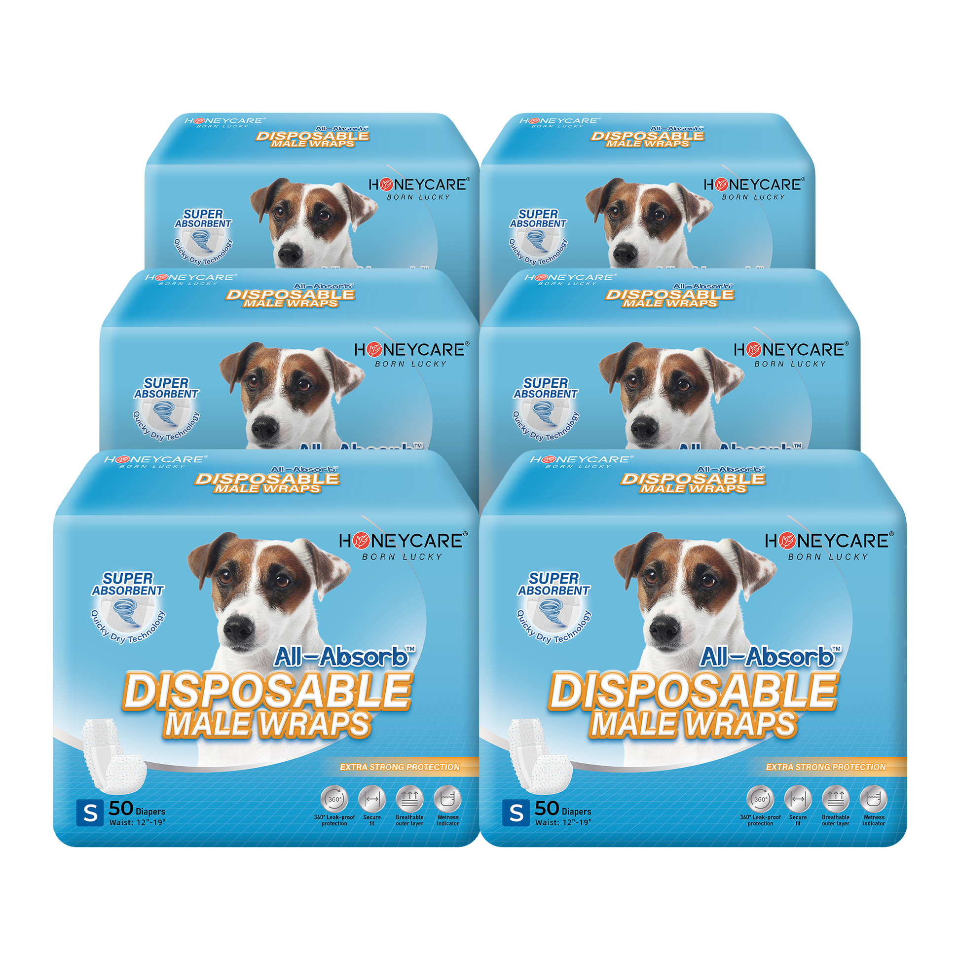Whole Case Male Dog Wrap for Puppy Guardian Honeycarepets